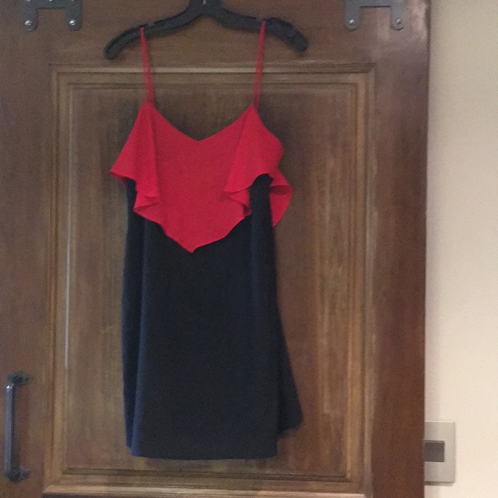 Black and red dress. Size S. Worn once.